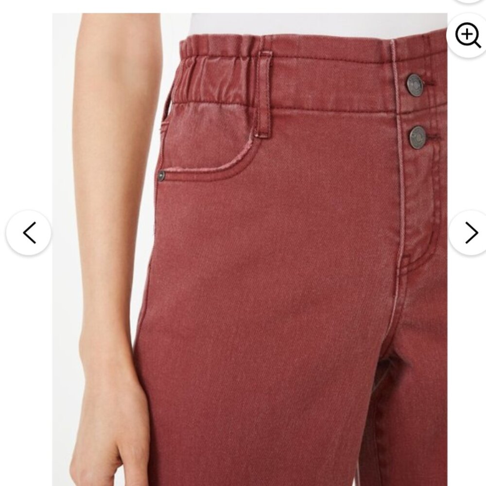 Scoop Crop Strayed Frayed Edge Jeans: Size 2 - Picture 8 of 12